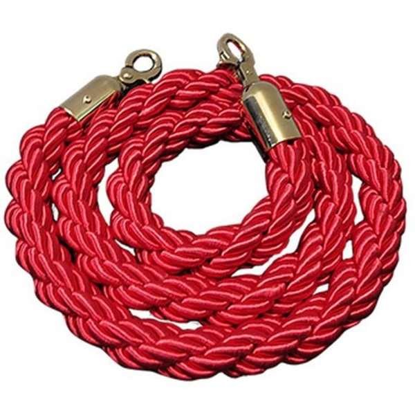 Crowd control rope,  Red - Gold fixing #1