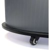 Panel Counter Curved with Logotop and wheels, black #4