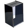 Tip Box Black with A4 info and M65 brochure holder, acrylic #4